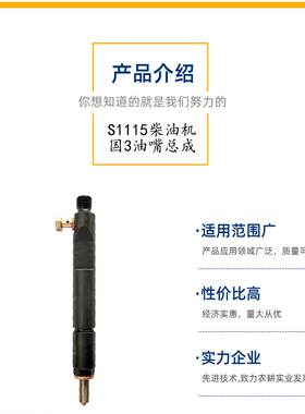 新款国3常柴单缸水冷柴油机油嘴总成s1115喷油器柴油机喷油嘴总成