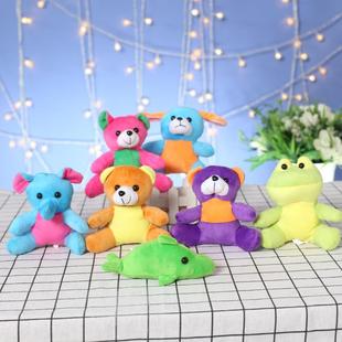 森林动物小狗挂件萌鸡毛绒玩具泰迪熊公仔兔子挂饰