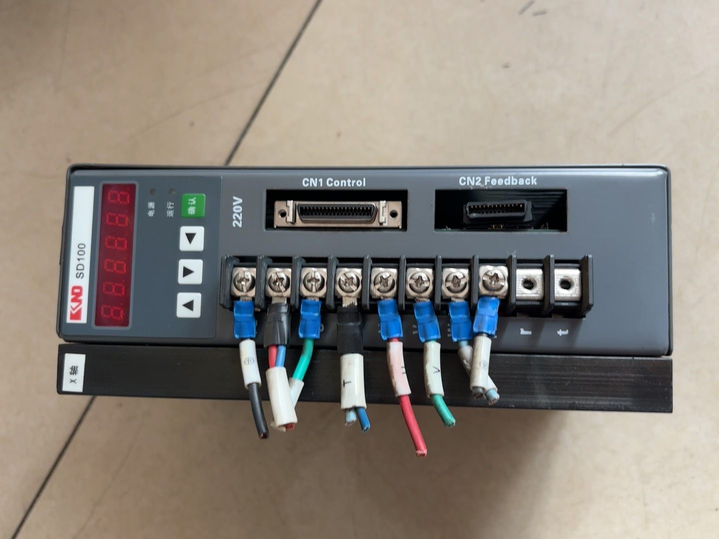 凯恩帝伺服驱动器 SD100B，拆机拆下来的，成色看图，实图