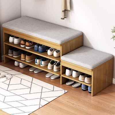 户换鞋凳门口家鞋柜坐凳用一体软包坐入垫可坐鞋NHZ玄关进门架穿