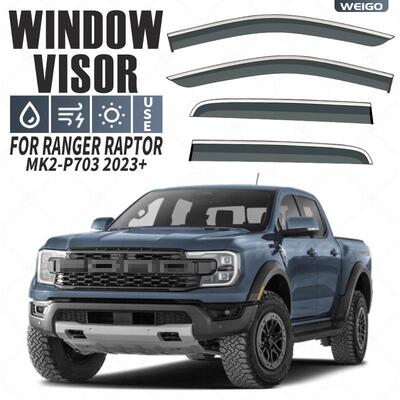 适用于福特Ford Ranger Raptor Window visor游骑侠猛禽晴雨挡