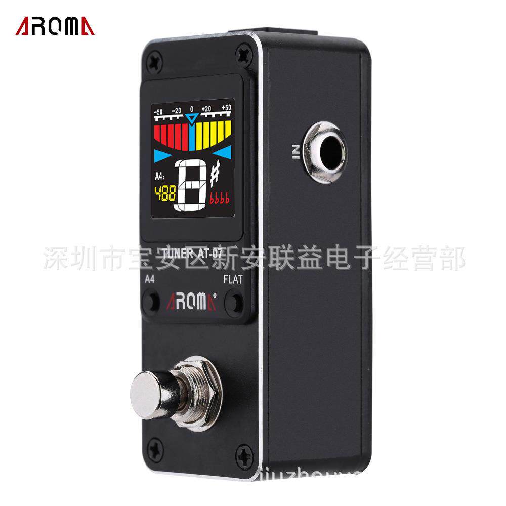 校器直销工厂阿诺贝斯电吉他吉他调音器脚踏TUNERAROMA调音电音07