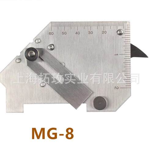 拓玫厂家直销 焊接检验尺 焊缝规 凸轮式MG-8焊接量规 不锈钢制造