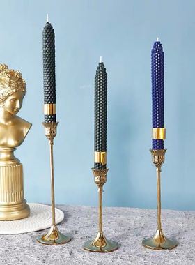 ins装饰品烛台美式复古装饰摆件