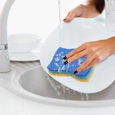 Kitchen Dish Sponge For Washing Soft Scrub For Dishwashing