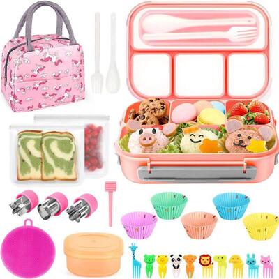 27-piece lunch box set Insulated food bag bento box set