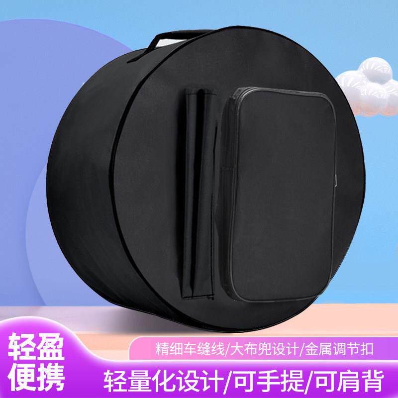文彦小军鼓包军鼓袋大鼓包13/14英寸通用双肩牛津包鼓套空灵鼓包 - 实物图