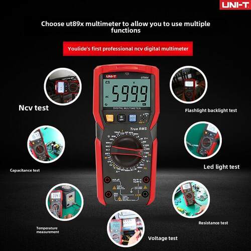 Unilide Ut89X/Xd数字高精度防烧电工全自动智能多功能万用表