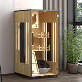 笼子窝室内房子实猫屋猫咪别墅批发家用木笼柜大号豪华厂家猫