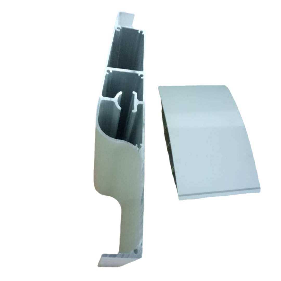 厂家直销铝合金梭型翻版百叶电动户外遮阳装饰立顶面梭型百叶窗