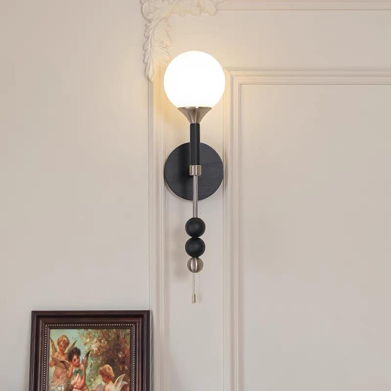 南洋古复民单头设计461师卧室宿式灯美式吧台法吊灯床头吊灯长线