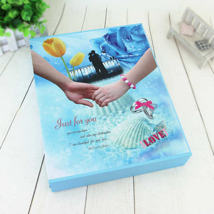 喆宇 7寸 200张 盒装 5R 插页相册 纸面插袋相册 影楼相册代发