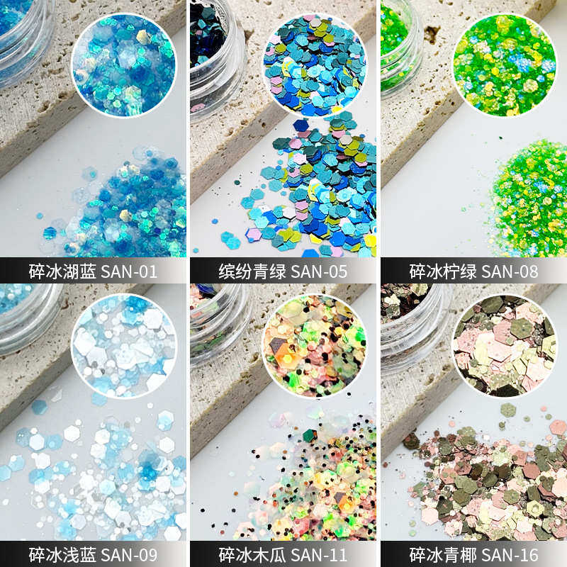 美甲亮片闪粉金葱粉璀璨幻彩妖精之瞳手工流麻滴胶DIY混合填充物,工业油品/胶粘/化学/实验室用品,金葱粉,淘宝优惠券,粉丝福利购,淘宝优惠卷