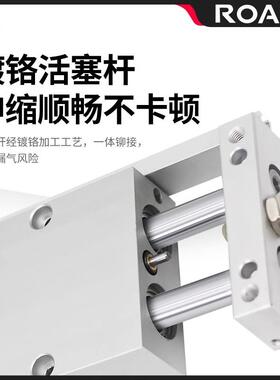 STWA双杆双轴STWB滑台气缸10/16/20/25/32*25/50/75