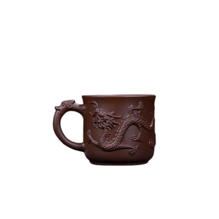 茶杯主人杯陶瓷杯小号家用办公室龙杯子单个喝茶杯 宜兴紫砂杯男士