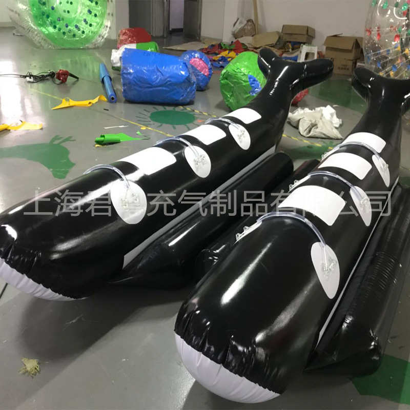 船香蕉跷跷板充气水上设备大型船儿充气乐园海洋风火轮童水上香蕉