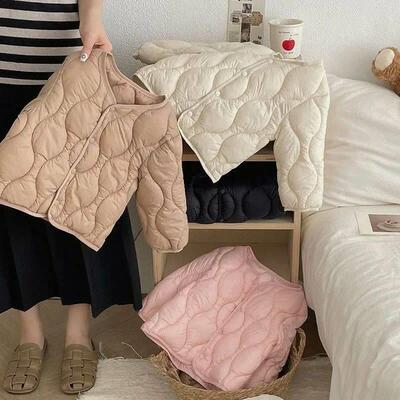 Campus Style Children Down Cotton Outerwear Boys Girls Autum