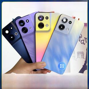 适用于 Reno8原装后盖中框拆机reno8pro后壳边框前框黑蓝卡托