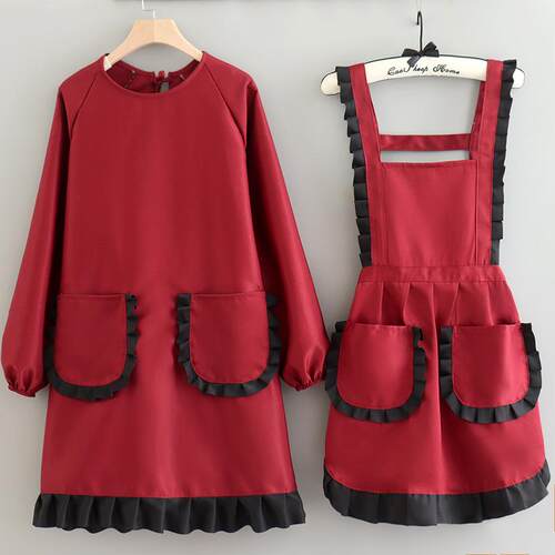 工作服纯色纯色上班一次性围裙