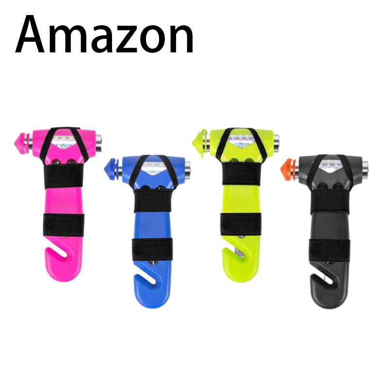 跨境爆款绑带二合一安全锤多功能汽车救生锤逃生锤破窗器