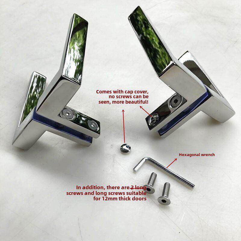把拉丝把金灰色极窄不锈钢把手浴室淋浴无品牌/枪房玻璃门手门手