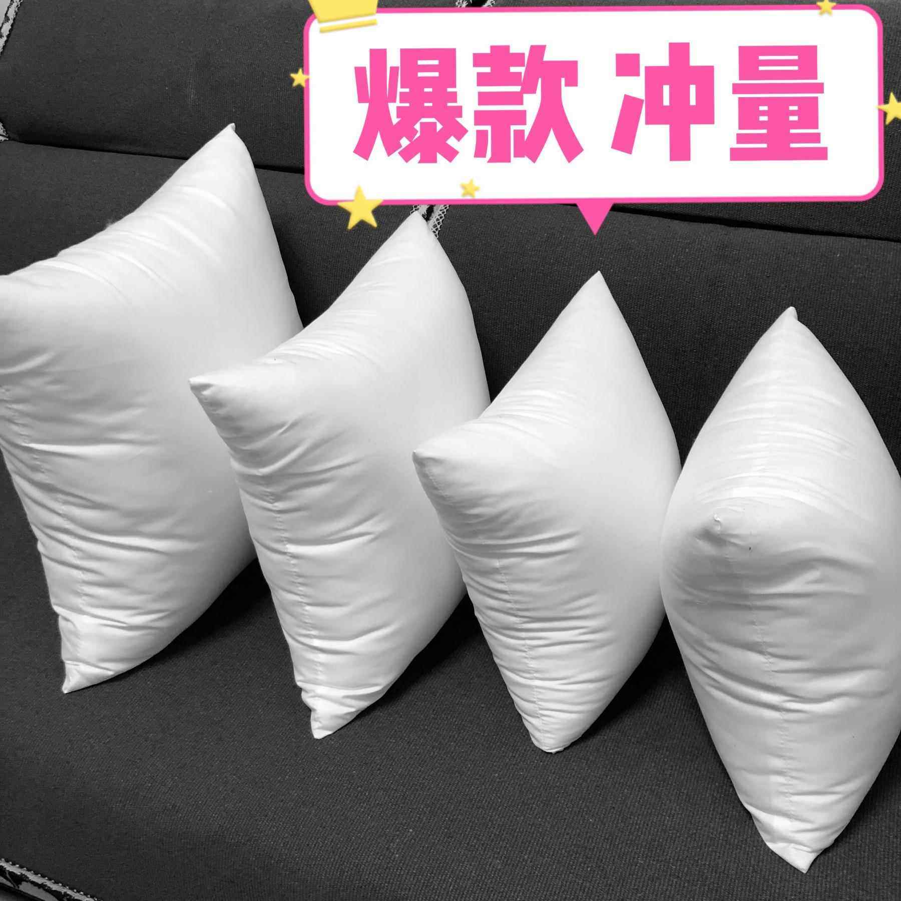 厂家磨毛布抱枕芯45 50 55 PP棉枕芯沙发靠垫芯家居抱枕内胆