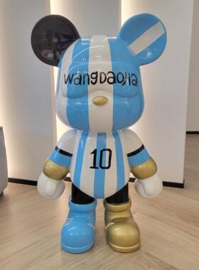 轻奢卡通暴力熊存钱罐客厅家居简约电视柜大号落地创意装饰品摆件