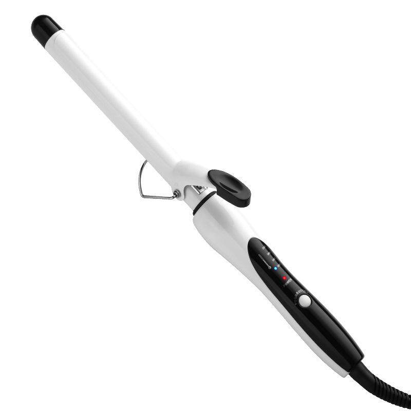 OZON白色陶瓷大波卷发器9~32毫米刘海内扣烫发造型卷发棒