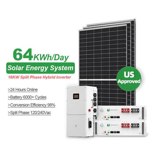 110V混合裂相16kW逆变器太阳能发电家用太阳能供电系统
