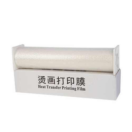 DTF白墨烫画膜双面冷热撕宽60CM彩墨外贸烫画胶片打印膜生产厂家