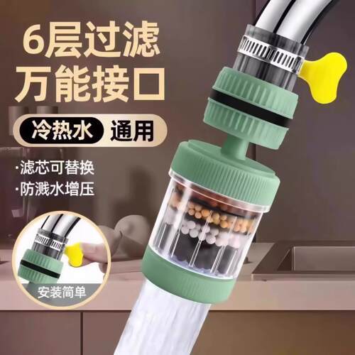 水龙头延伸过滤器通用防溅嘴厨房净水家用自来水通用净化k3