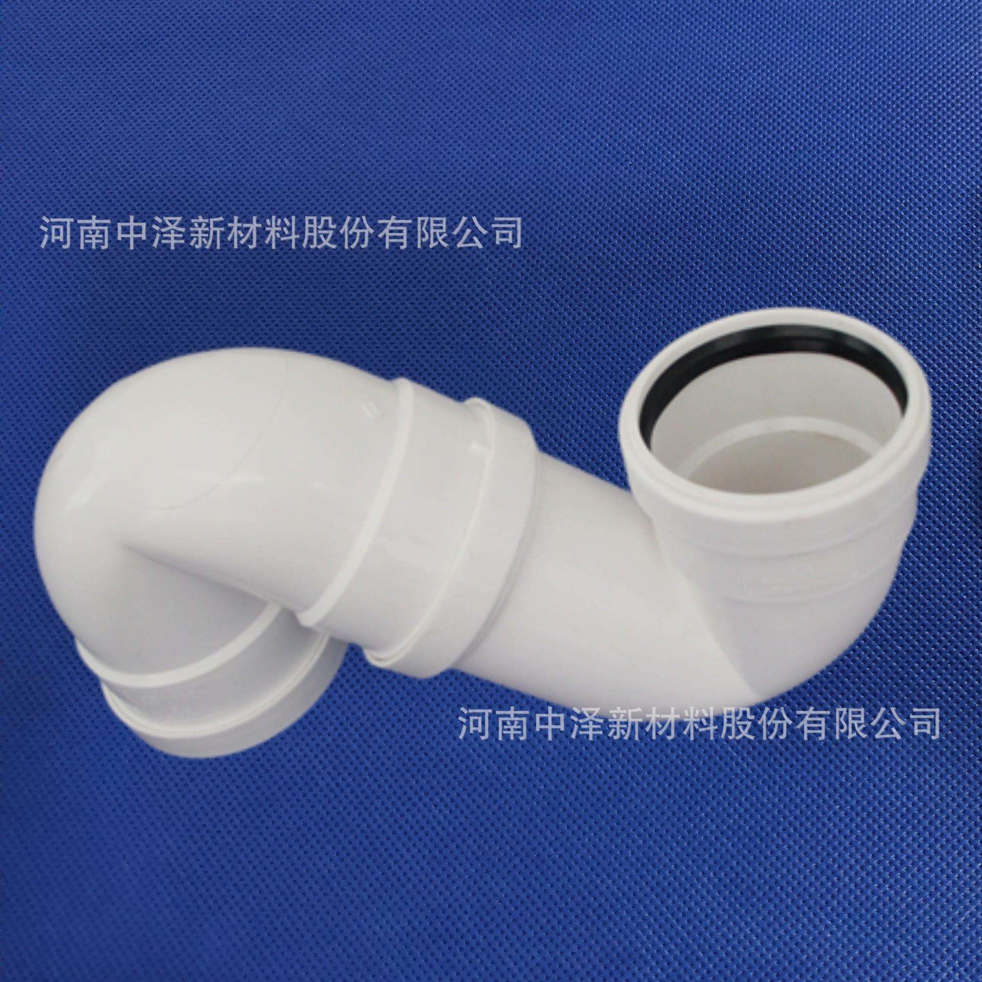 pp静音排水管 管件 110mm SIHTPP单扩口45°弯头 万水通 不易老化