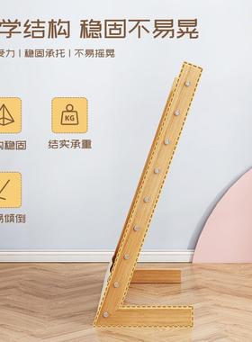 实木儿童书架22023绘本幼架地落宝宝小型书柜置架儿园家物用书本