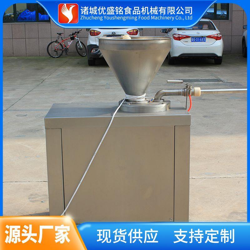 广式煲子饭腊肠灌肠机器 红肠加工设备 麻辣香肠液压灌肠机械