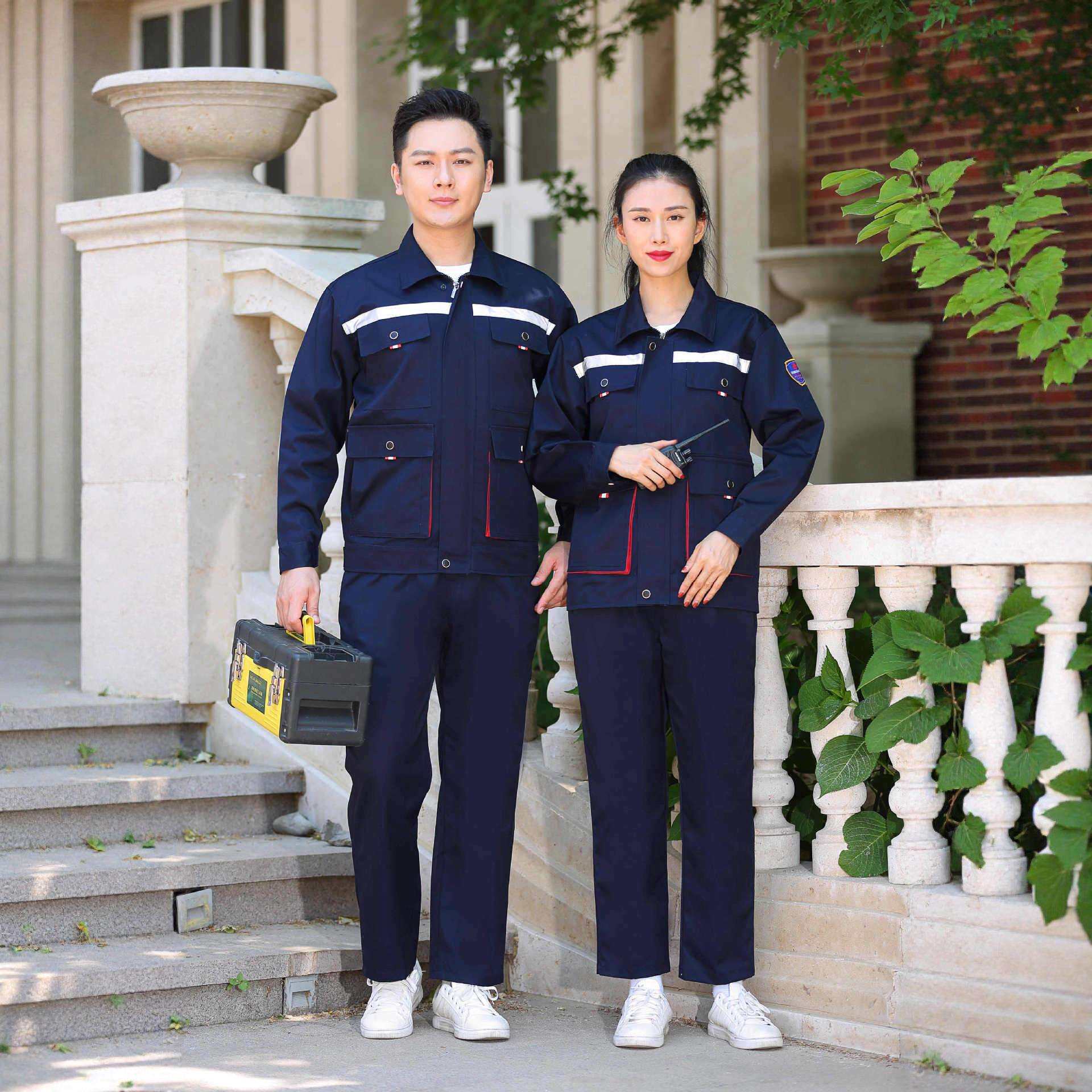 化工企业防酸碱防静电工作服男装耐腐蚀防护服石油矿工劳保服弯