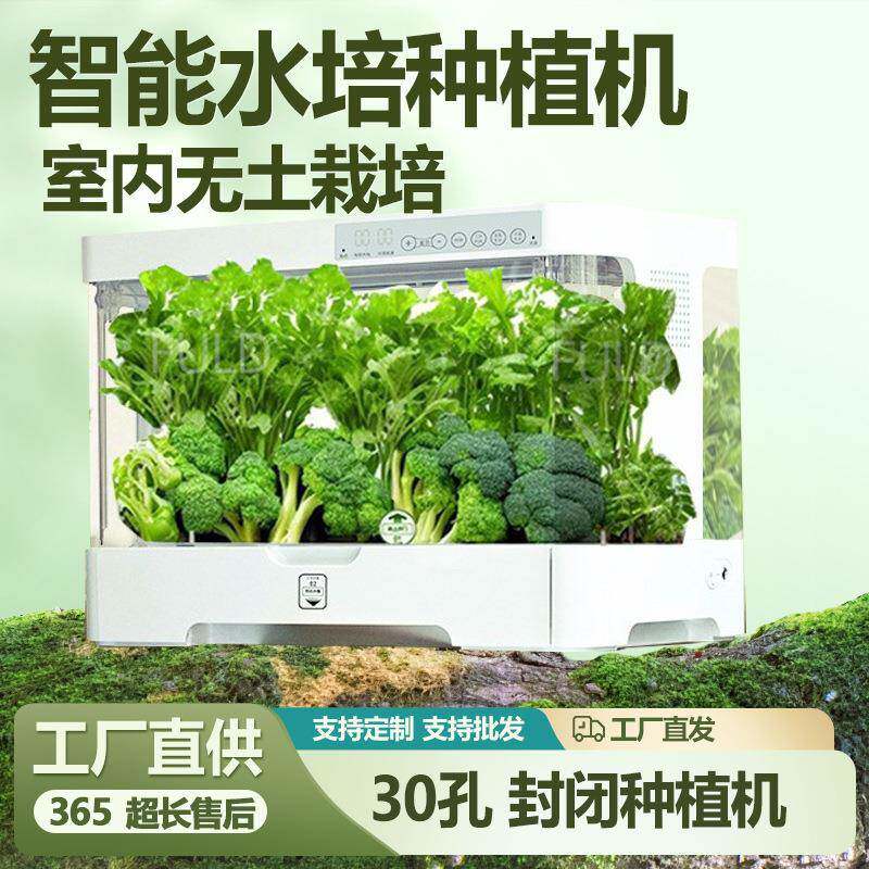 智能室内水培蔬菜生菜种植水耕香菜种菜机叶菜芽菜农场种植机绿植