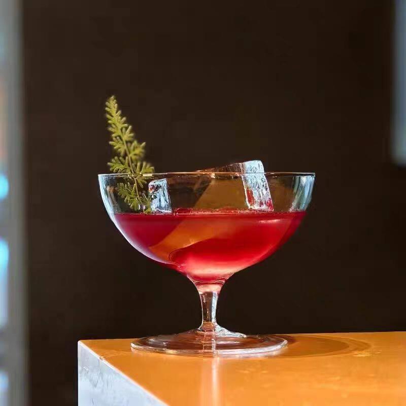 日式木村矮脚鸡尾酒杯创意特色酒杯古典马天尼杯特调咖啡杯甜品杯