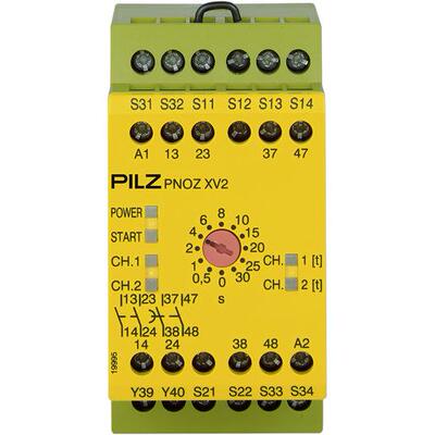 PILZ皮尔兹安全继电器 774500 PNOZ XV2 30/24VDC 2n/o 2n/o t