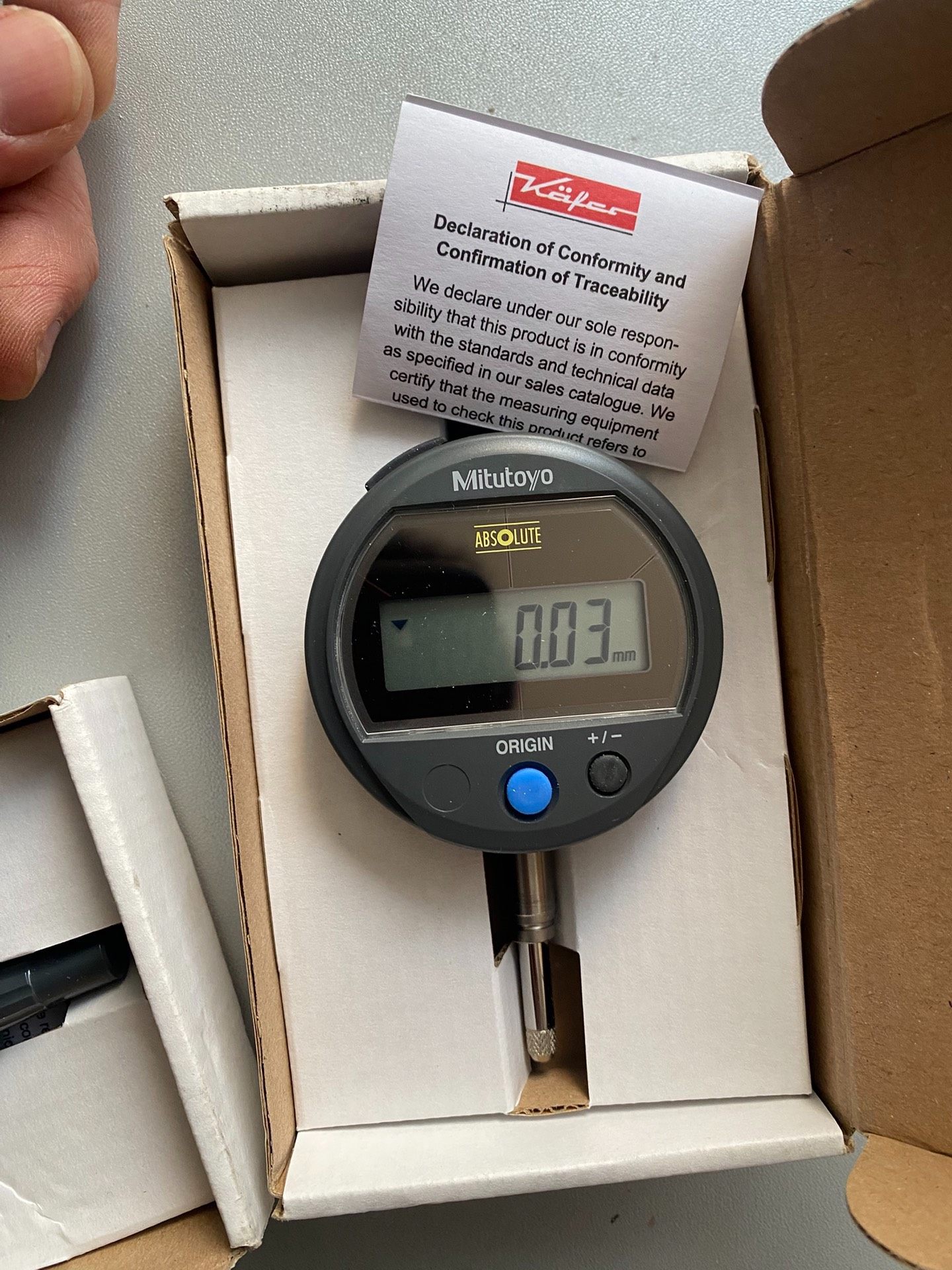 日本 三丰 太阳能数显百分尺 543-505B ID-S10