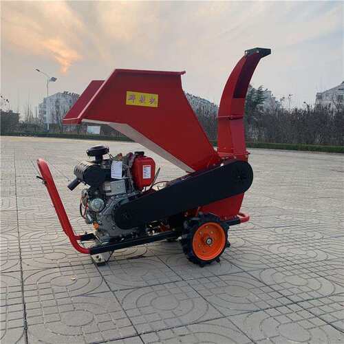 这款碎枝机太好用葡枝萄树林枝桃枝梨CGV秸秆甘蔗粉碎机园绿化破
