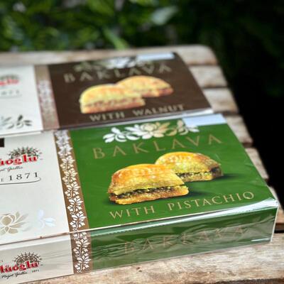 土耳其Gulluoglu开心果仁/核桃仁蜜糖果仁千层酥Baklava巴克拉瓦