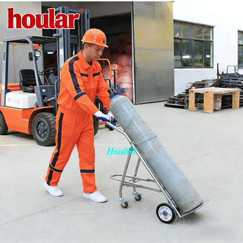 现货TY120气瓶气罐搬运车氧气瓶搬运车乙炔瓶手推车不锈钢小车