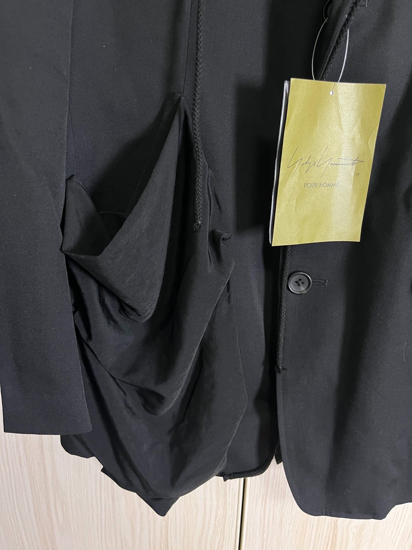 Yohji Yamamoto 23AW Octopus Rope Coat — front