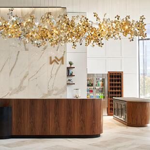 酒店大堂悬挂装饰挂坠吊灯美术院博物馆大厅吊灯ktv前台吧台吊灯