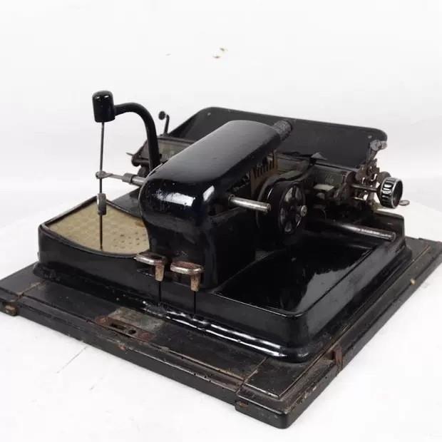 1925年古董打字机AEG 型号MIGNON 4 古董 指针式打字机带箱