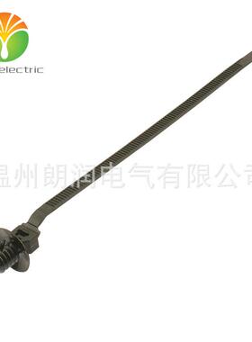 汽车扎带带杉树头和圆盘的一体式固定扎带157-00185-XX