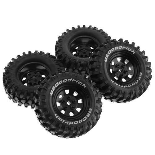 1.9寸FR4轮毂TRX4仿真FMS攀爬NT4轮胎100mm直径SCX10 W160