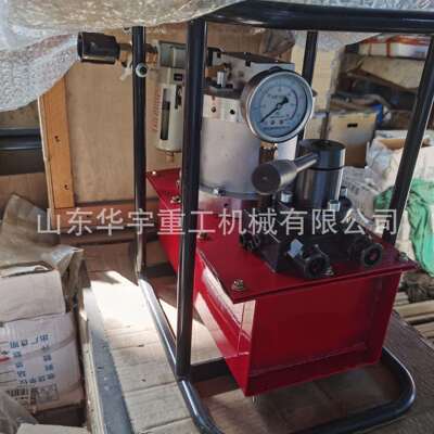 供应MQ系列锚索张拉机具铁泵风动油泵FDB1.0/63气动液压泵铁泵