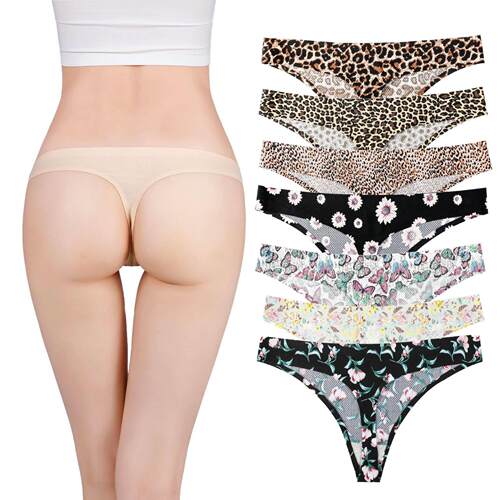 Sexy Sports Panties Ms Underpants Seamless Thong G String 裤