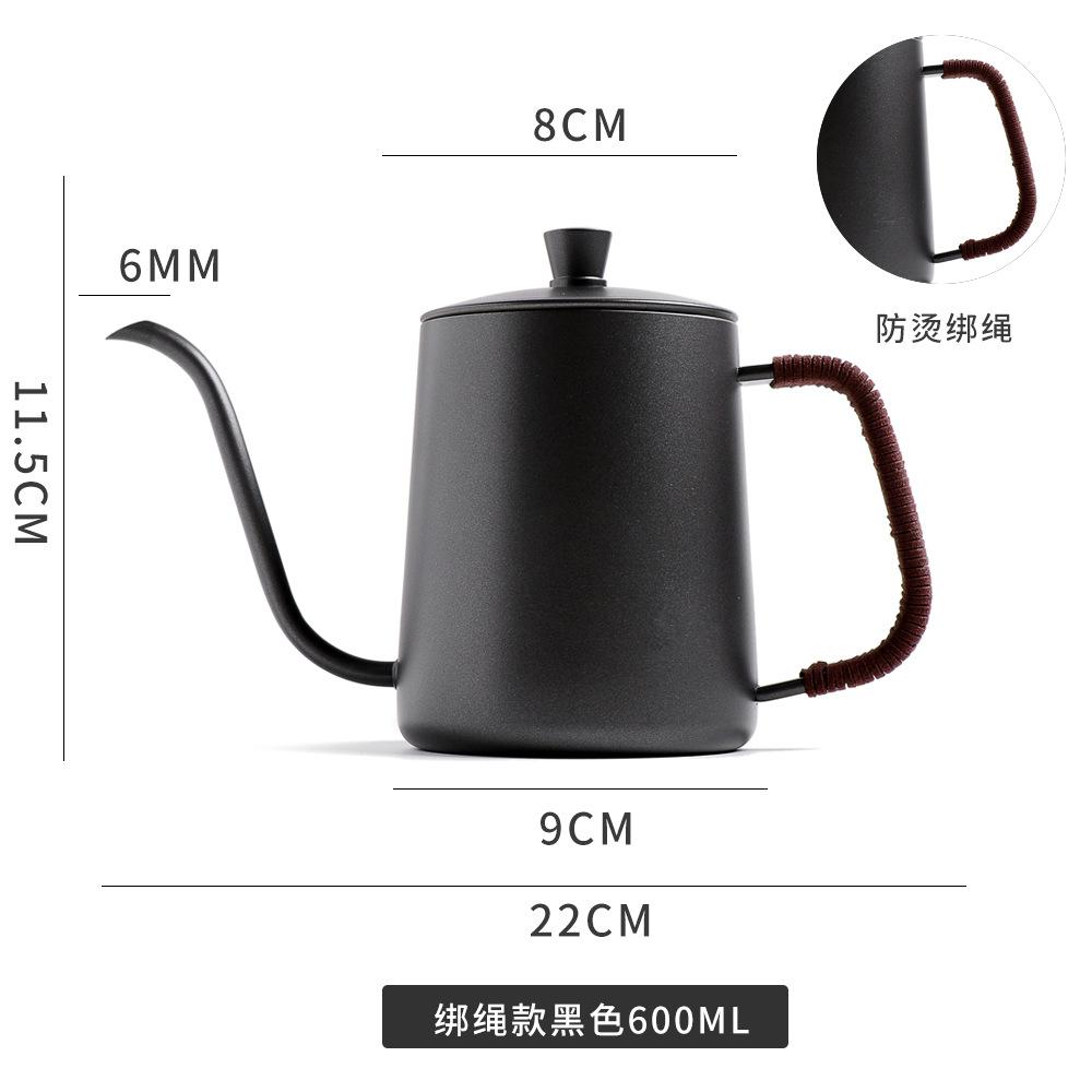 不锈钢咖啡壶盖特长嘴滴漏咖啡壶